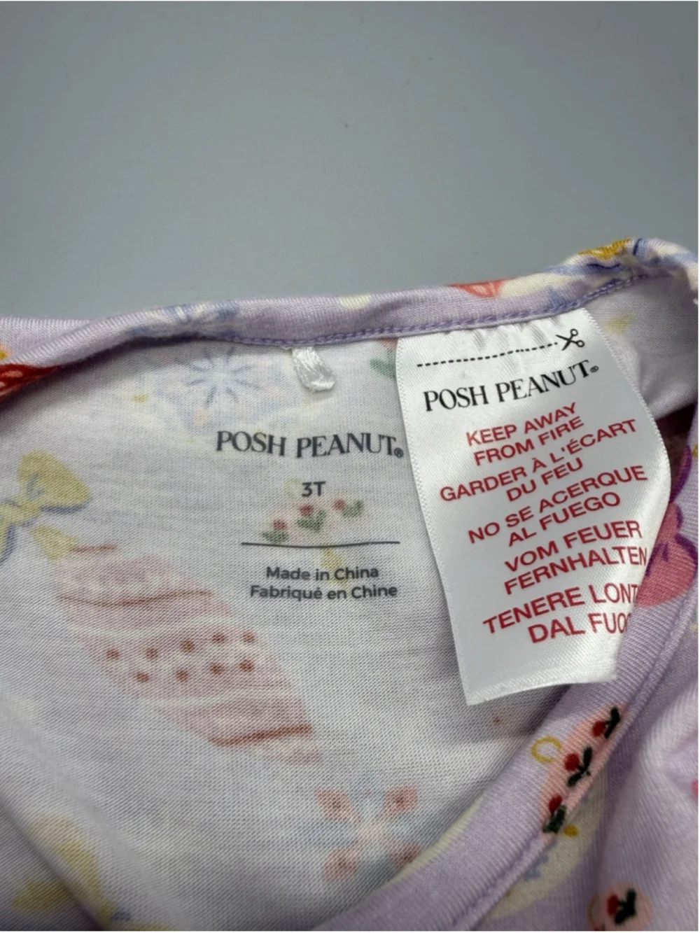 Posh Peanut Lavender Christmas Ornament Fit & Flare Dress 3T Girls Long Sleeve